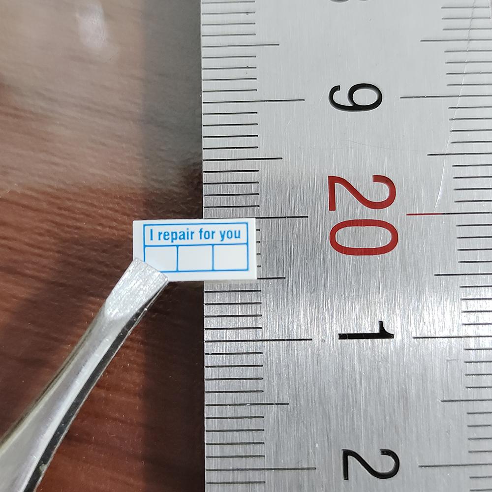 400pcs 10x5mm I Repair For You Tamper Evident Removal Proof Birttle Paper Warranty Void Sealing Sticker Expire Date Writable