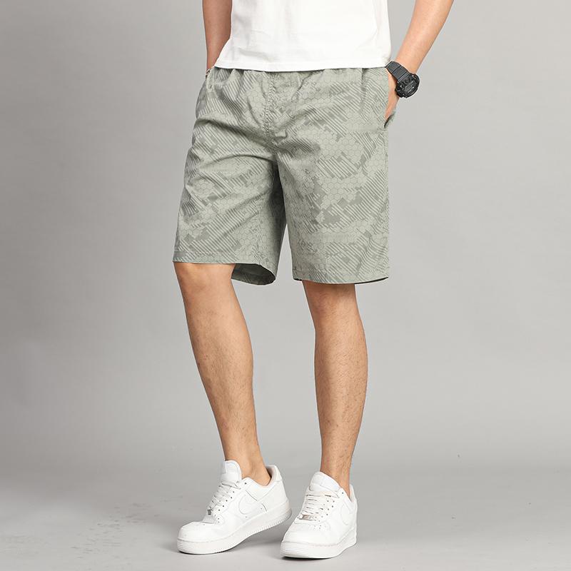 Mládežnické pánské 5minutové šortky Sportovní kalhoty Středního věku Velká velikost Business casual