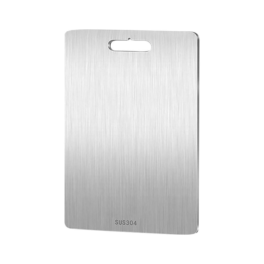 Stainless Steel Chopping Board - Double-sided Cutting Board Thickened Rolling Household Chopping Board Case Plate