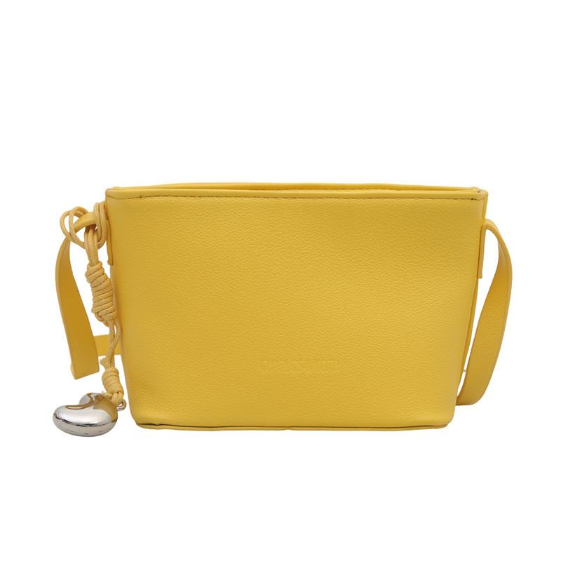 Summer New Fashion Shoulder Bucket Bag Women's Simple Personality Fashion Solid Color Popular Messenger Bag