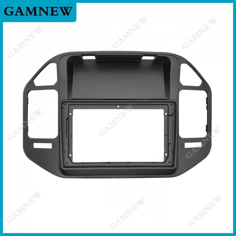 

9-дюймовая автомобильная рамка-фасция, адаптер, блок Canbus для Mitsubishi Pajero V73 V60 V68 2004-2011, комплект панели для установки Android-радио в приборную панель Only Black Frame