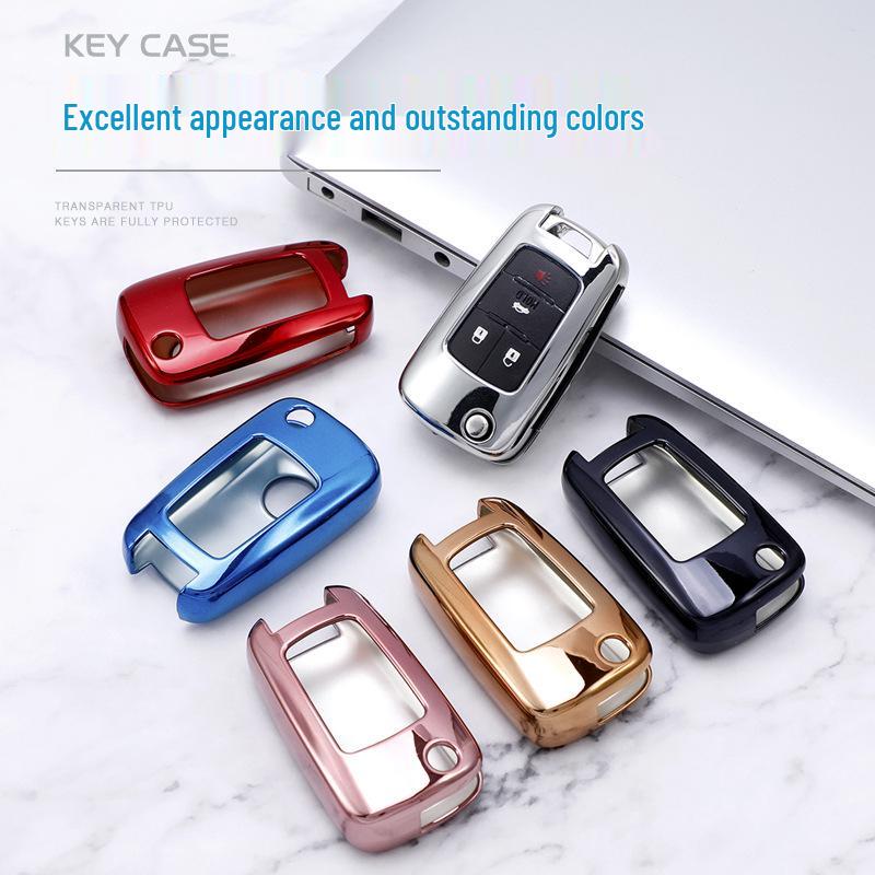Chevrolet Key Case for Cruze, Cavalier, Malibu, Trax, Sail - Semi-Pack Key Shell Cover