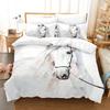 Horse Bedding Set Single Twin Full Queen King Men/women Size Bed Set Aldult Kid Bedroom Duvetcover Sets 3D Anime