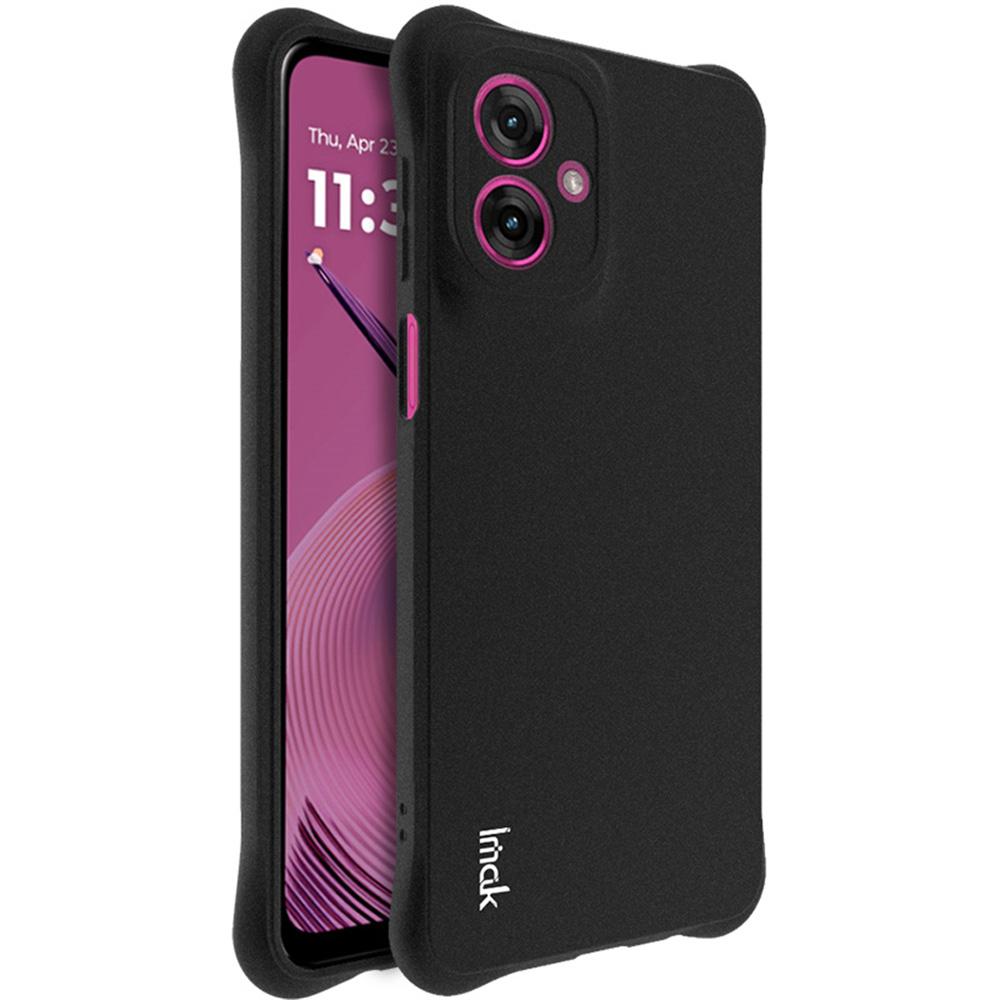 

IMAK For Motorola Moto G55 5G Case TPU Phone Cover Airbag Shockproof Protection Black