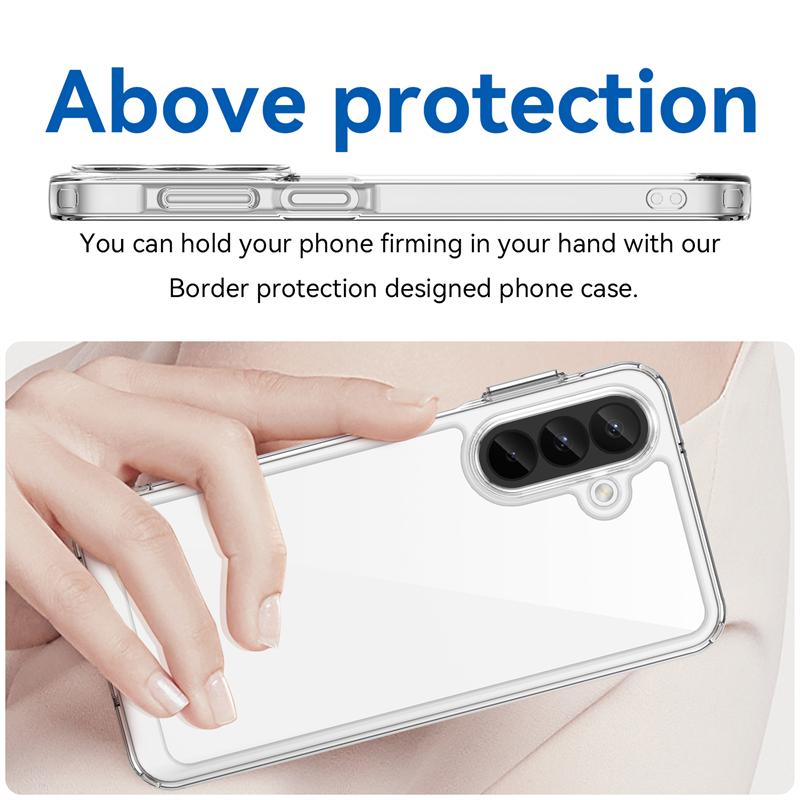For Samsung Galaxy A27 Case Transparent Luxury Silicone PC Protector TPU Shockproof Cover Samsung A27 Cover Galaxy A27 Case