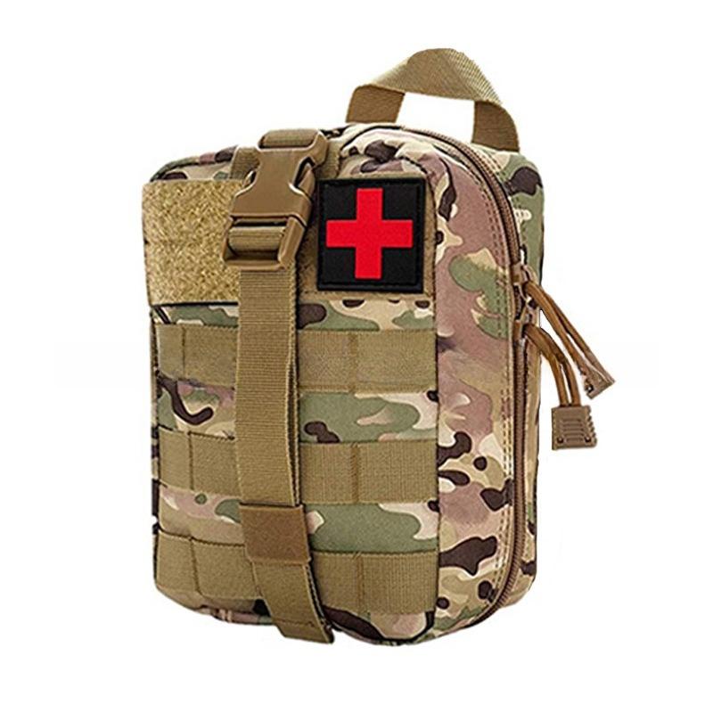 Outdoor Camouflage Tactical Backpack Emergency First Aid Kit Multi Functional Travel Waist Pack Accessory Pouch