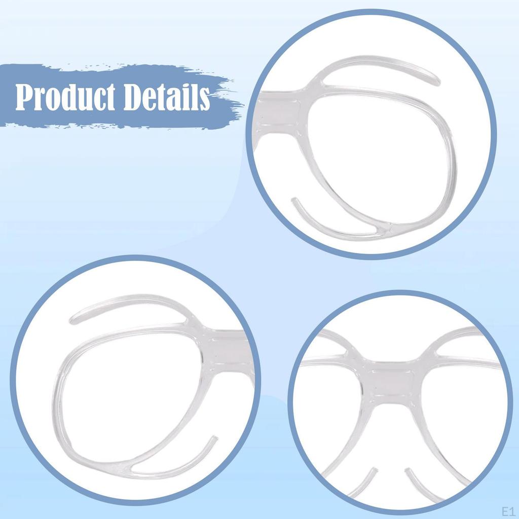 Skiing Goggles Frame Transparent Glasses for Snowboard