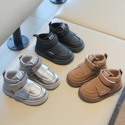 Buty sportowe dziecięce 2025 wiosna i jesień nowe chłopięce buty casualowe typu board wysokie dziewczęce buty "chlebaki" na miękkiej podeszwie buty dla niemowląt lista