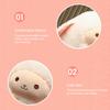 Stuffed Sheep Doll Full Filling Sleeping Accompany Elastic Cute Plush Sheep Cushion for Entertainment