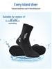 3mm ZCCO Super Elastic Winter Anti-Slip Diving Socks with Ankle Support, Anti-Abrasion Plus Size.