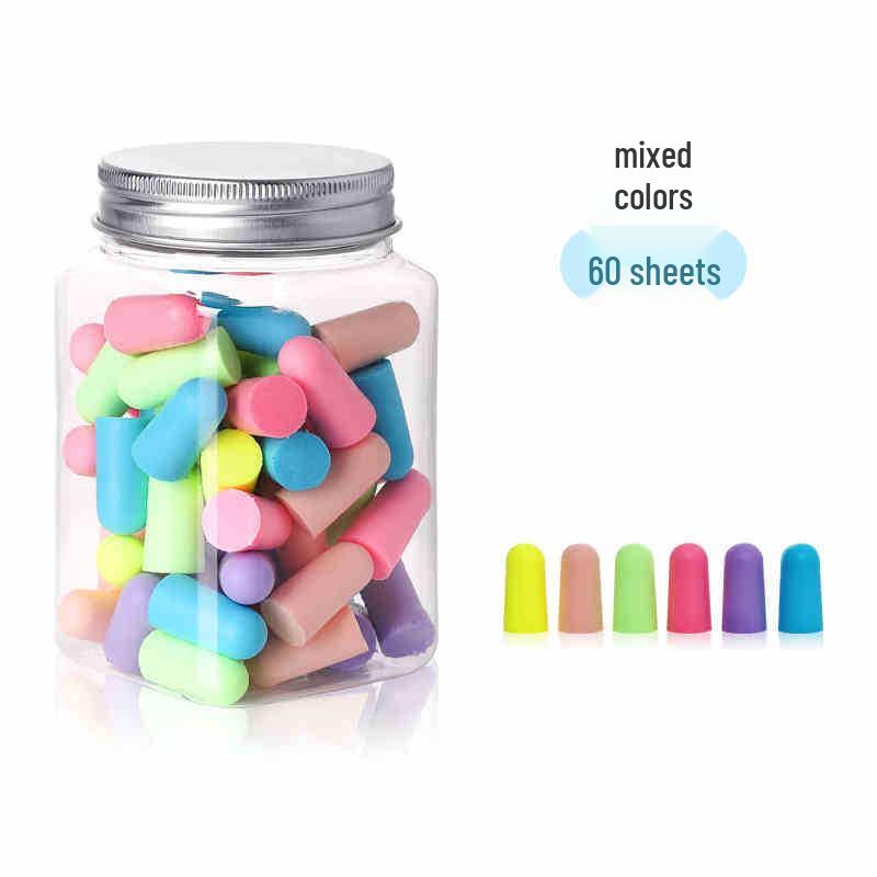 Memory Foam Sleep Noise Reduction Earplugs - Soundproof, Slow Rebound for Dormitory Use