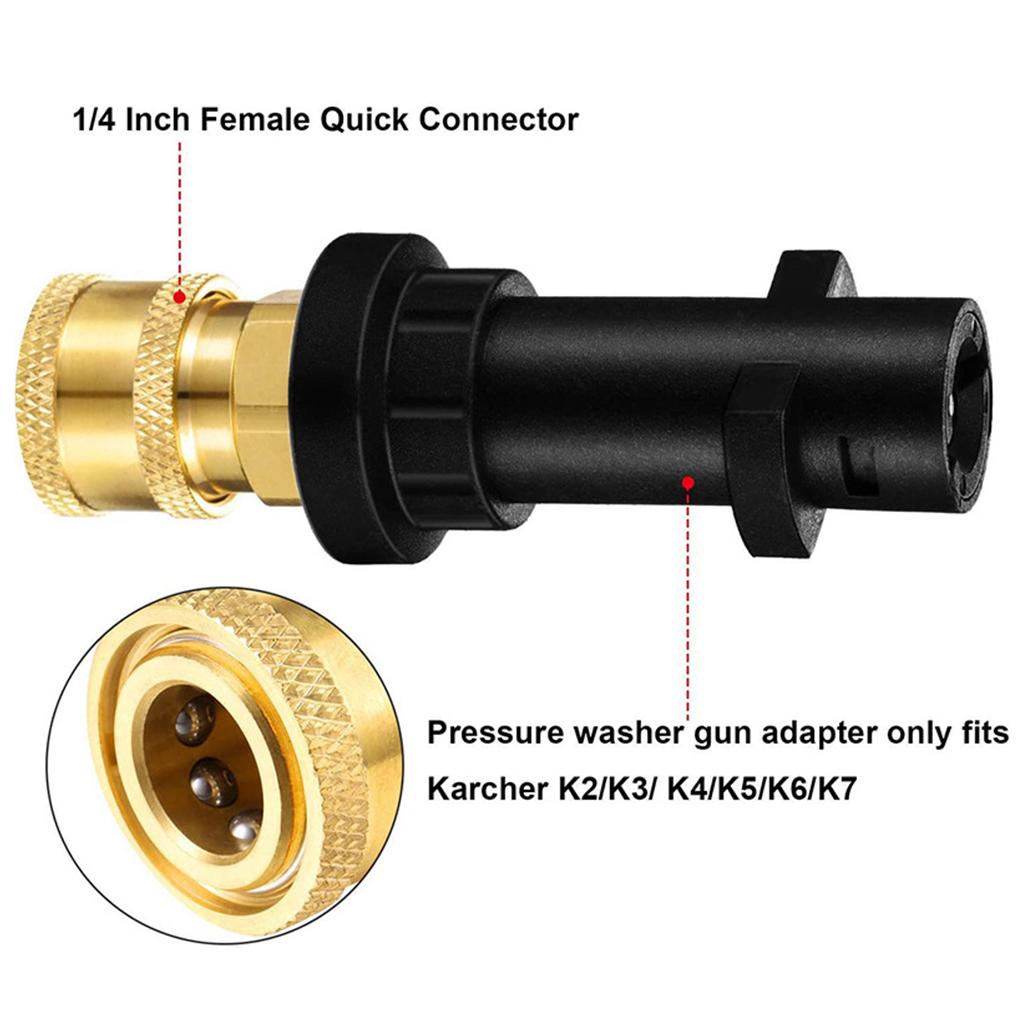 Car High Pressure Washer Guns Aluminum Core Quick Connector Nozzles for Karcher K2 K3 K4 K5 K6 K7 Adapters Accessories