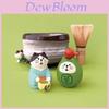 Cat Resin Craft Decor For Tea Shop Scene Collectors