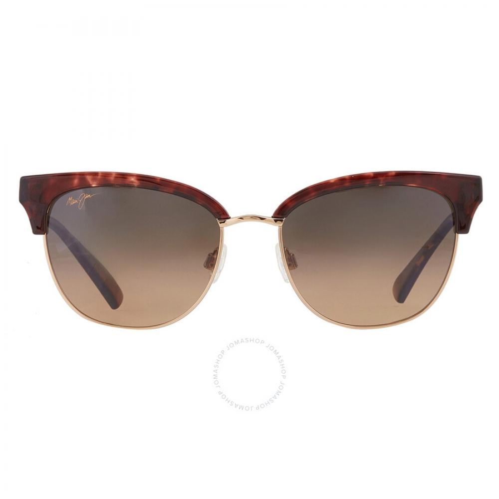 

Maui Jim Lokelani HCL Бронзовые солнцезащитные очки «кошачий глаз» HS825 10 55