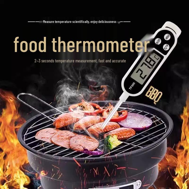 Sondă de Temperatură Multifuncțională pentru Bucătărie: Mâncare, Apă, Ulei, Lapte, Pâine