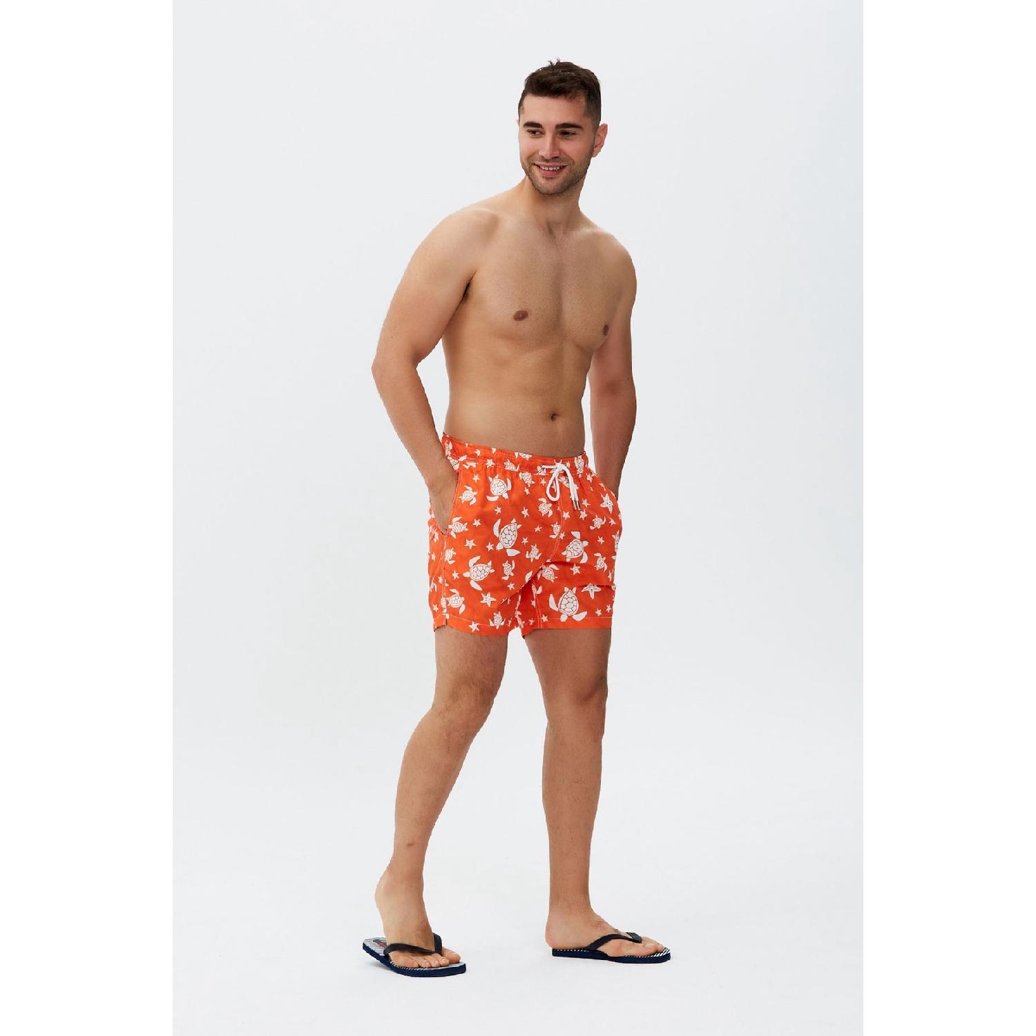 

Caretta Patterned Short Swimsuit S