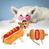 Entzückende Baumwoll-Hotdog-Haustierkleidung für kleine Hunde und Katzen. Perfekt für festliche Feiern.