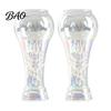 Langlebiger Bierglas-Pokalform-Weinbecher, Hitzebeständiger Krug für Craft-Bier, Transparenter Becher für Saft, Kreatives Pub-Trink-Sport-Party-Glas, Hoch Borosilikat