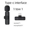 New Wireless Lavalier Microphone K9 Portable Audio Video Recording Mini Mic for iPhone Android Live Broadcast Gaming Phone Mic