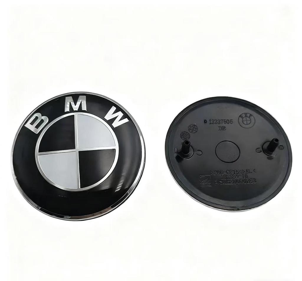 ABS 82MM 74MM For BMW Front Hood Emblem Trunk Rear badge logo F10 F20 G20 E87 E60 E63 F01 E46 E90 F30 F02 E83 Car Accessories