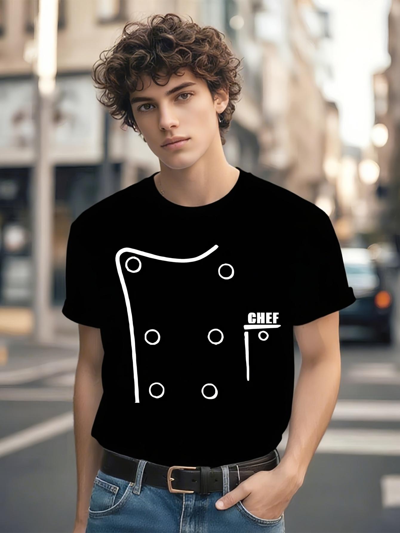 Funny Chef Cooking Graphic Tshirt Graphic Tshirt for Men ... XXXL