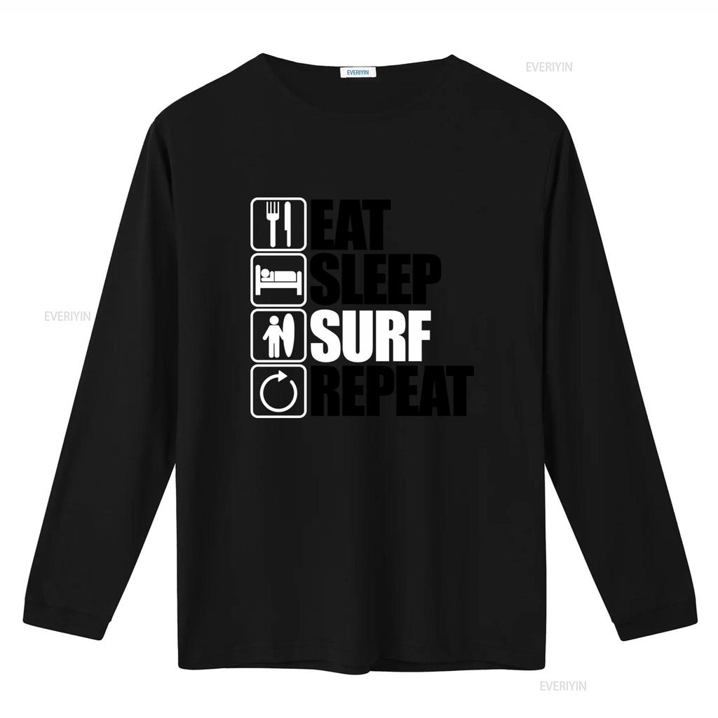 Eat Sleep Repeat T Shirt for Casual Streetwear vintage Washed homme streetwear Slightly Comfortable Top For Everyday Wear