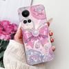 For Oppo Reno 10 5G Case CPH2531 Luxury Fashion Painted Cover Soft Slim Phone Case For Oppo Reno 10 Pro Plus Reno10 Pro+ 5G Bags