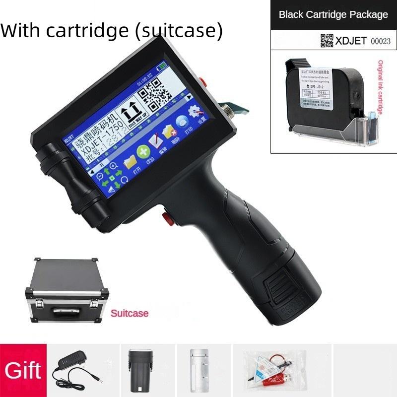 Intelligent Production Date Batch Number Handheld Inkjet Printer Portable Small Coding Label Machine