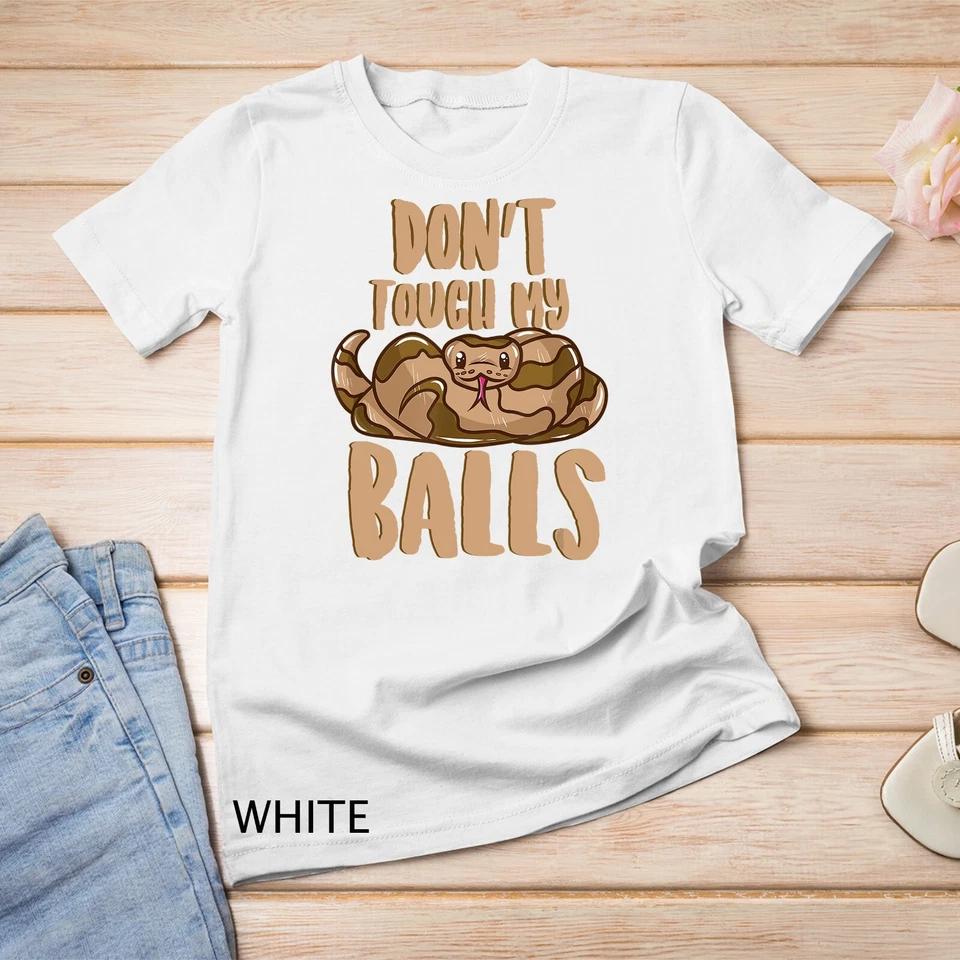 Funny Ball Python Snake Lover Gift T-Shirt Unisex T-shirt 8 4XL