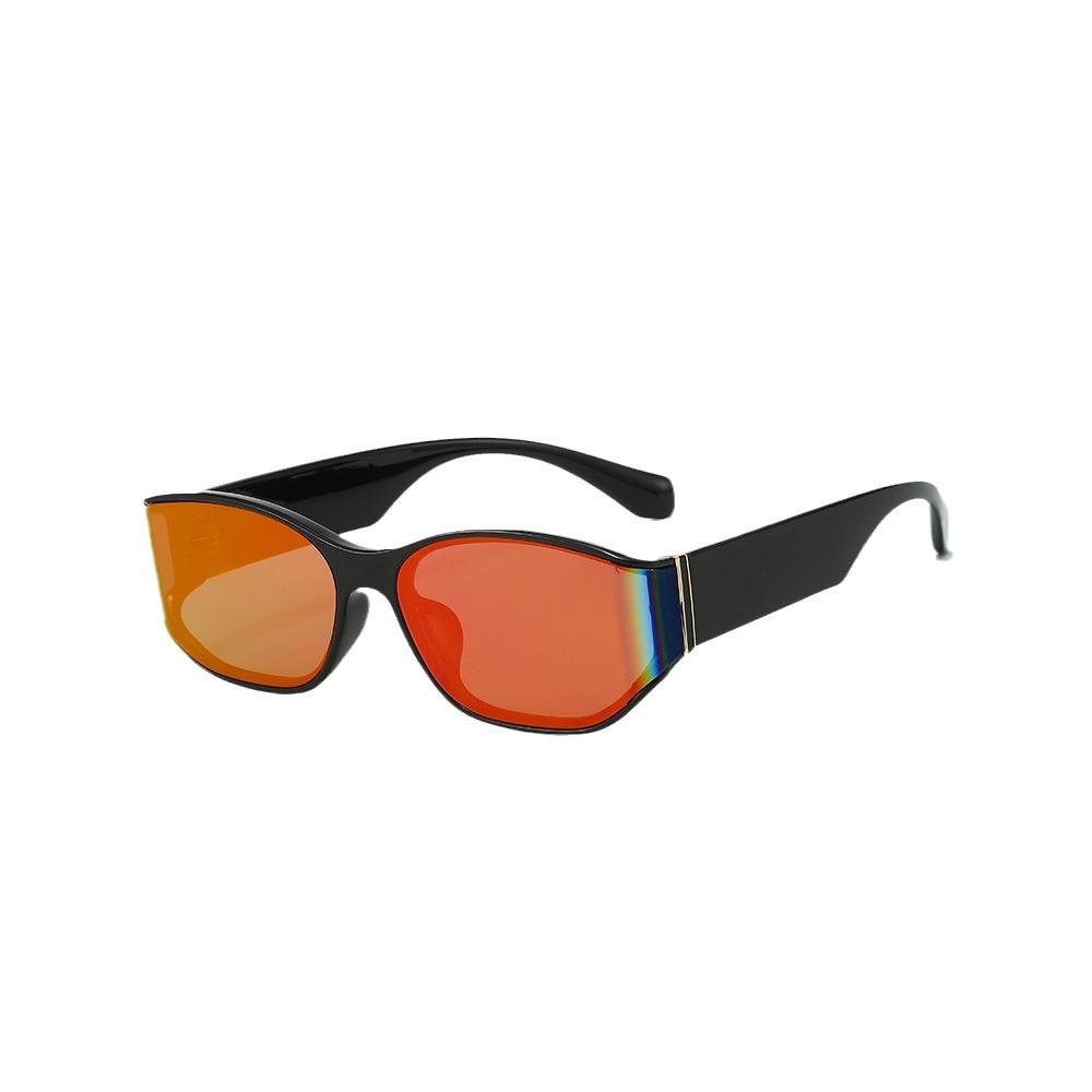 Curved Frame Sunglasses Small Frame Street Sunglasses Hip Hop Driving Glasses