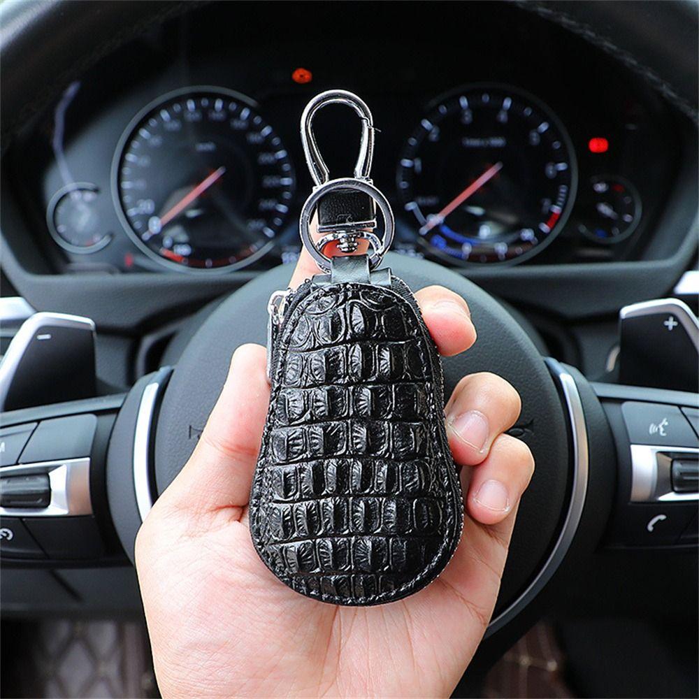 Keys Organizer Coin Purse Crocodile Pattern Car Key Wallet Leather Key Bags Car Key Bags Key Pouch