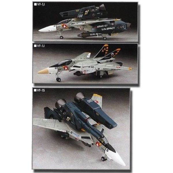 Hasegawa 1/72 VF-1J STRIKE/SUPER VALKYRIE SVF-41 Black Aces Model Kit NEW Japan