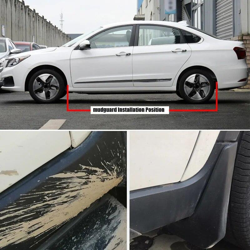 TONLINKER Car Mudguard For Dongfeng Aeolus E70 2018    Mudguards Splash Guards Front Rear Fender Mudflaps Accessorie