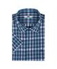 Dagseusyeocheu Polyester Blend Easy Care Small Check Stretch Short Sleeve Shirt_Dls3Shcs114N1