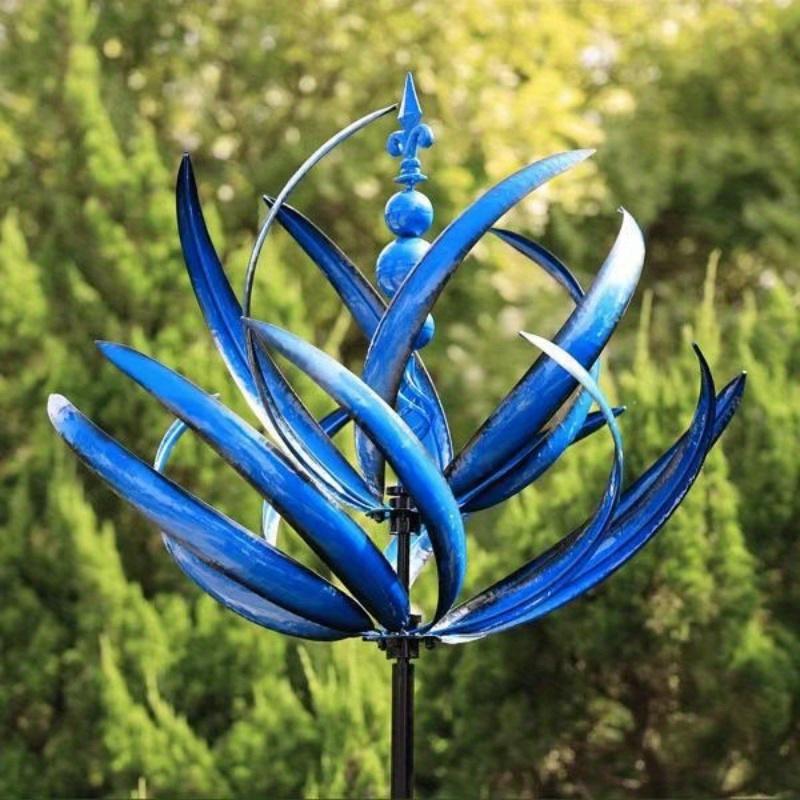 Girandola da Vento Harlow Rotatore Ferro da Infilare Mulino a Vento Giardino Harlow Girandola da Vento Rotatore Decorazione Casa Giardino