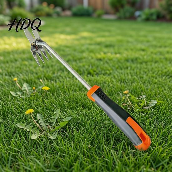 Thick Rootlet Weed Remover 2-in-1 Puller Heavy Duty Stainless Steel Hand Weeder