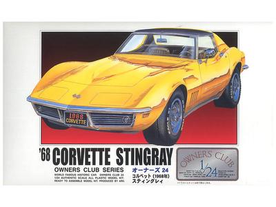 Micro Ace 1/24 Owners Club '68 Chevrolet Corvette Plastikmodellbausatz Nr. 19