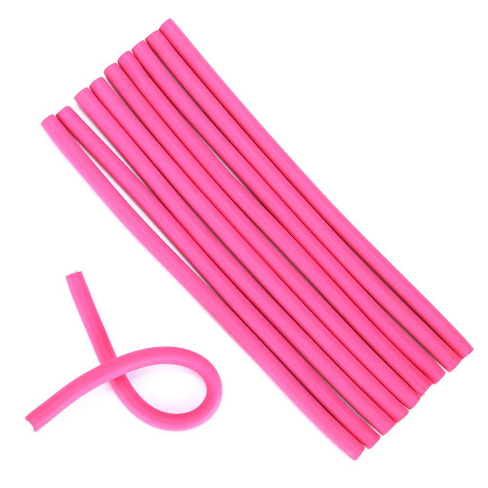 10Pcs Spiral Twist Hair Curlers  Styling Flexible Curler Curling Rods Hairdressing Tools