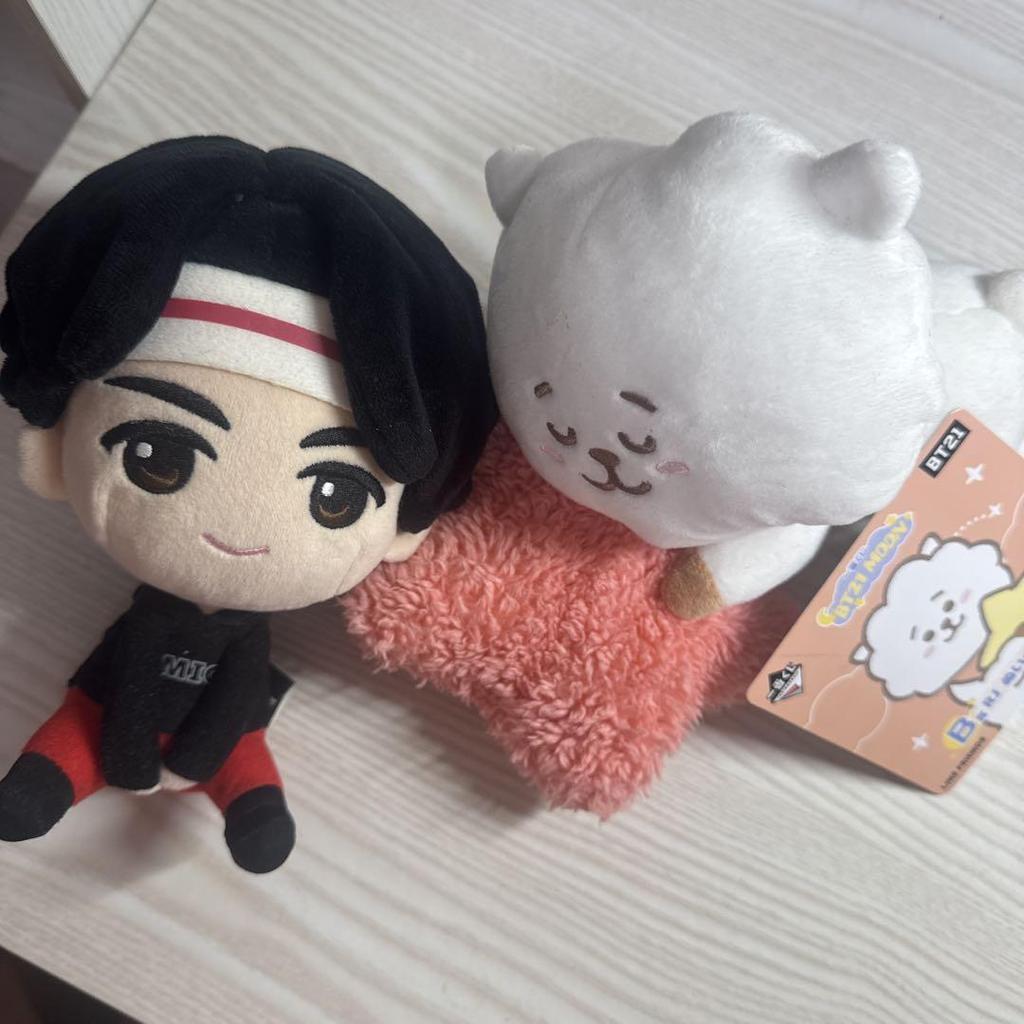 [USED] K-POP idol plush toy, approximately 30cm, with tag, BTS Jin, Ichiban Kuji