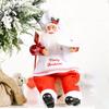Xmas Tree Ornament Figurine Santa Claus Doll Santa Figure Kids Gift Merry Christmas Decorations