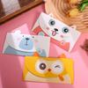 Adorable Animal Cartoon Greeting Card with Envelope - DIY Folding Thank You Card for Kids
