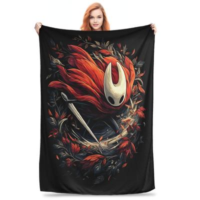 Hollow Knight Silksong Hornet Silksong Needle Huntress Blankets  Fleece Novelty Warm Throw Blankets for Bedding Lounge  Winter