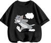 Urban Street Style Tom And Jerry T Shirt Summer Casual Short Sleeve Fashion Clothing For Kids