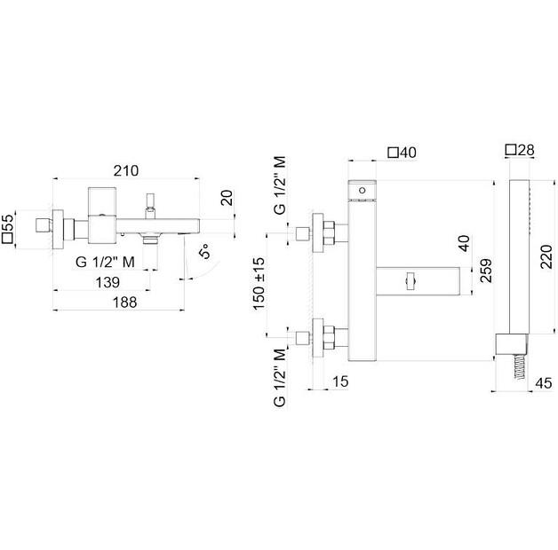 Mixer Vema Lys Chrome (V25081)
