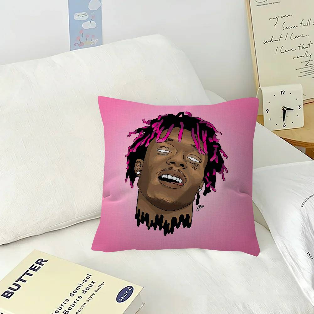 Pink Tape  Lil Uzi Vert  Office Cushion Pillowcase Car Cushion CoverXCM Lumbar Pillowcase Sofa Pillowcover