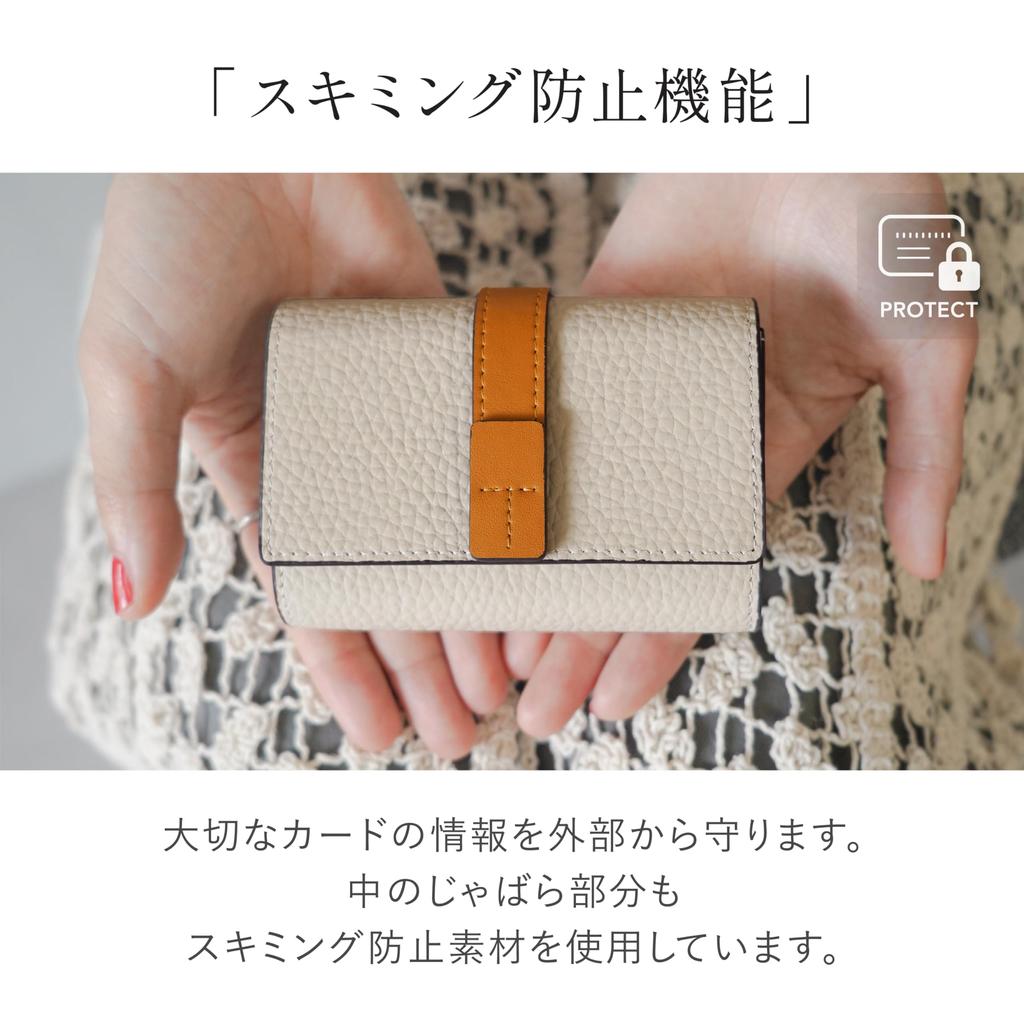 LASIEM Colors To Choose from X Mini Small Folding Bills Do Not White [12 Bicolor] Wallet, Ladies, Wallet, Wallet, Wallet, Wallet, Break, Tri-fold,