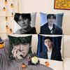 J-Ji C-Chang Wook Kissenbezug Zuhause Wohnheim Stuhllehne Kurzer Plüsch Doppelseitiger Druck Büro Nickerchen Zeit Kissenbezug