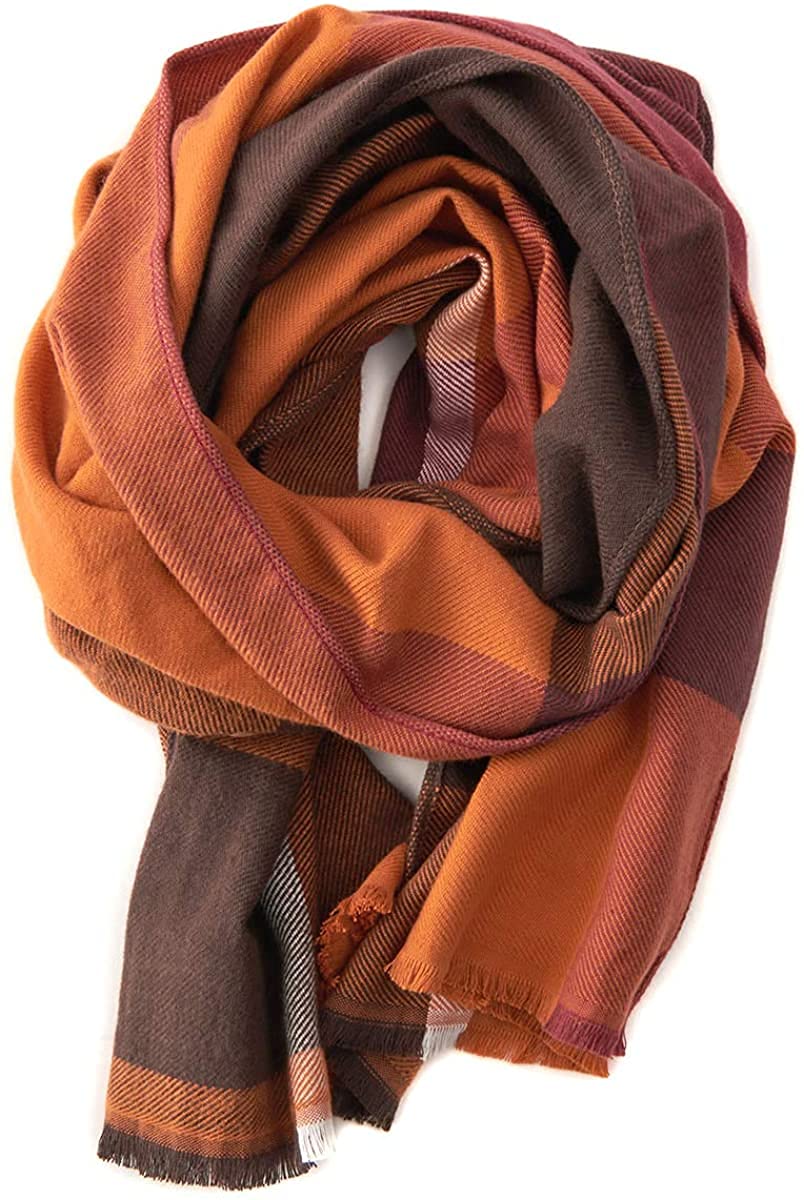 

Хлопковый шарф с клеткой полотенца Имабари Мягкий для нежной кожи и 188 см x 38 см Сделано в Удобный и Легкий в Идеально подходит для Осени и ORIM [Эмлет Вуаль] 100% оранжевый