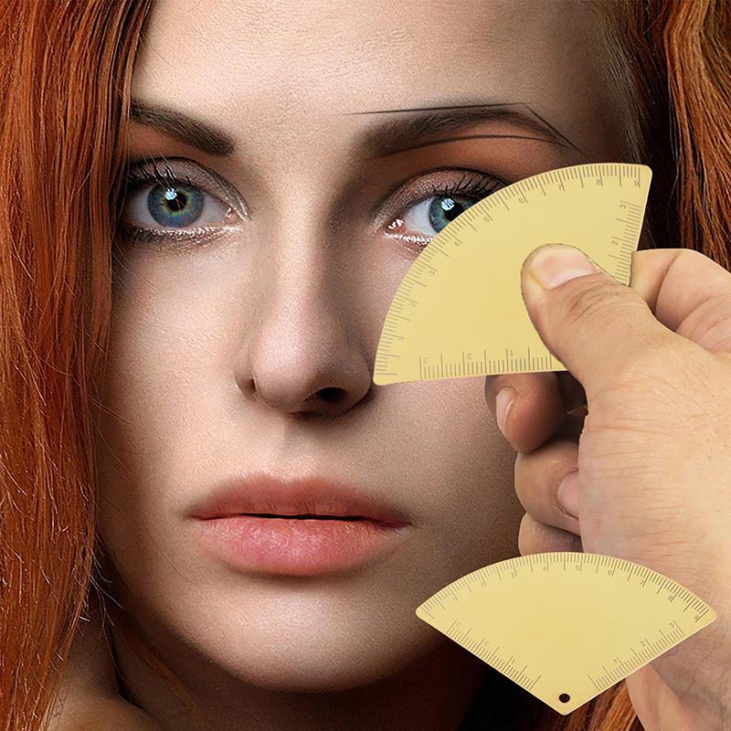 Drawing Eyebrow Design Ruler Women'S Instant Brow Shaper Fast Drawing Eyebrow Tool For Positioning Eyebrows Tattoo Accessory