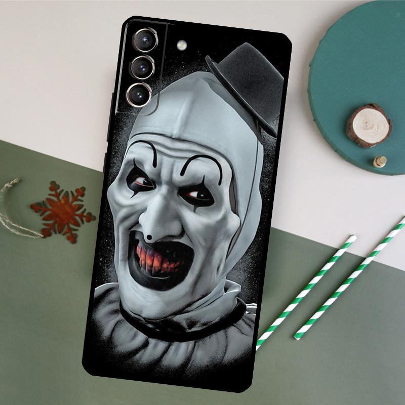 Custodia Telefono Terrifier Per Samsung Galaxy S26 S25 Ultra S20 S21 S22 S23 S24 S10 Plus S25 FE Cover Posteriore